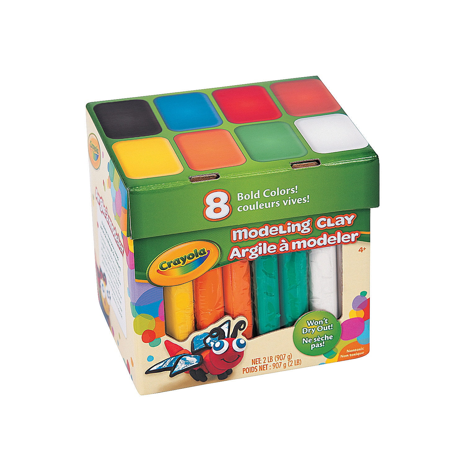 Crayola Modeling Clay Jumbo Assortment Basic Supplies 8 Pieces
