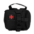 thumbnail image 1 of Kit De Suministros De Primeros Auxilios Militares Portátiles Molle, Bolsa De Almacenamiento De Medicina Para Sobrevivir (Negro) seitruly EL006848-00, 1 of 6