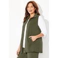 thumbnail image 2 of Catherines Women's Plus Size Suprema Studio Zip Front Vest, 2 of 6