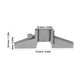 thumbnail image 5 of Base de profundidad de calibrador Perilla de tornillo de acero inoxidable Rectificado de alta precisión Accesorio de base de profundidad templada para medir, 5 of 8