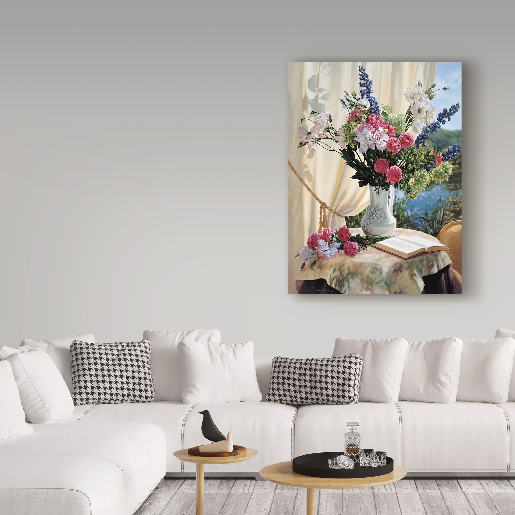 Trademark Fine Art 'Dickinson By The Pond' Canvas Art by Robin Anderson