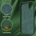 thumbnail image 4 of Entronix Silicone Soft Case for iPhone 11 Pro Shockproof Durable Slim Fit, Olive Green, 4 of 6