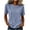 Blue, variant on VBVC Women's Vertical Stripe Crew Neck T-Shirt , Ladies' Loose Fit Soft Casual Basic Top , Everyday Short Sleeve Shirts For Women,Black,S-2XL