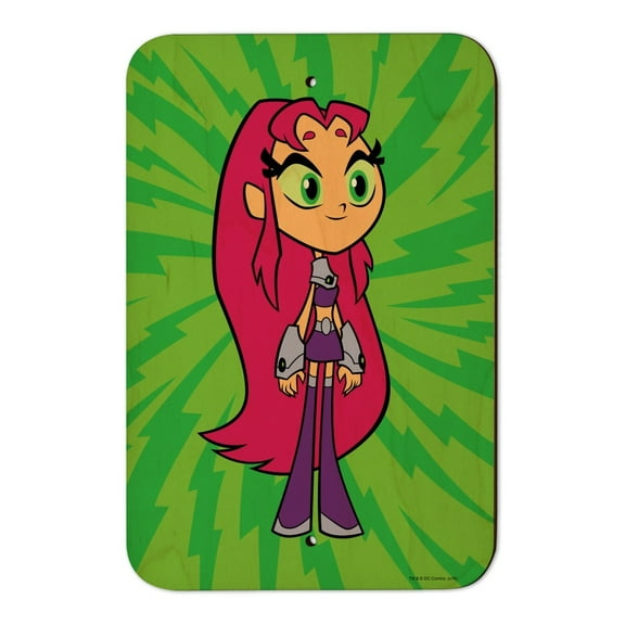 Teen Titans Go! Starfire Home Business Office Sign