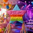 thumbnail image 4 of SUTWOEN Five-pointed Star Pinata Ecofriendly Paper Pinata Candy-filled Pinata, 4 of 6
