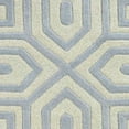 thumbnail image 3 of 8' Grey Hand Tufted Geometric Indoor Runner Rug, 3 of 3