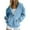 Light Blue, variant on SwiftWear Women’s Fashion Oversized Hoodie - Zipper Hooded Sweatshirtwith Front Pockets, Breathable Streetwear & Outerwear Style Yellow