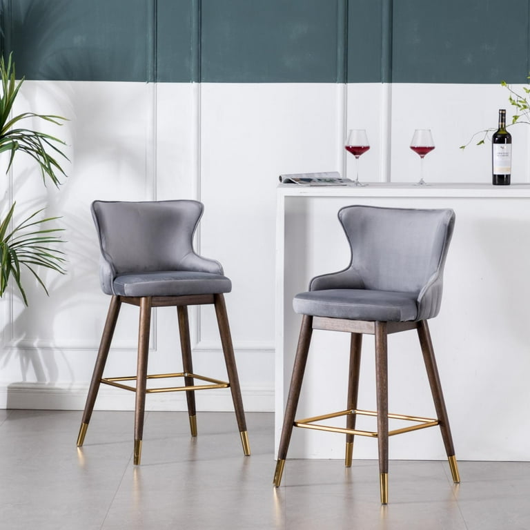 Brookline tufted bar stool sale