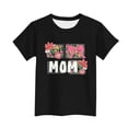 thumbnail image 4 of Zpanxa T-Shirts d'Été pour Filles Imprimé de la Fête de l'Indépendance Col Rond Manches Courtes Haut Polyester Spandex 9-10 Ans, 4 of 6