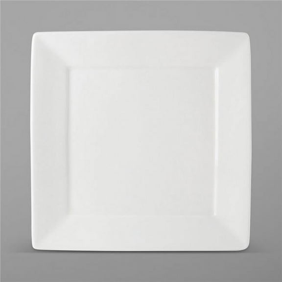 Tuxton  10.12 in. Pearl White Square Plate