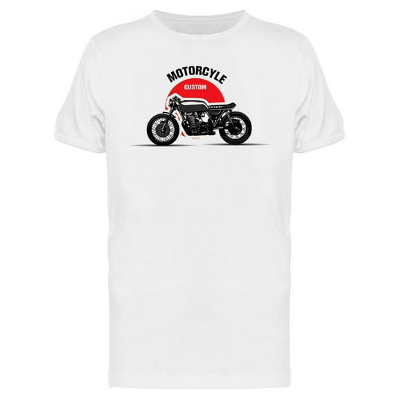 Motorcycle Vintage Design T-Shirt Men -Image by Shutterstock, Male Large