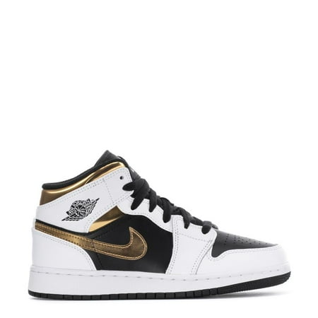 

Big Kid s Jordan 1 Mid White/Multi-Color-Black (554725 190) - 4.5