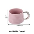 thumbnail image 2 of BESTYASH 1Jgo Taza De Café Con Cerámica Color Rosa Para Hogar Café Té Y Leche, 2 of 8