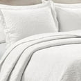 thumbnail image 2 of Lush Decor Medallion Scallop Bedspread - Light Gray - King, 2 of 11