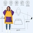 thumbnail image 4 of Tirrinia Oversized Blanket Hoodie Fleece Pullover Large Front Pocket Unisex Adult, 4 of 6