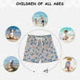 thumbnail image 6 of FORMRS Boys Swim Trunks Quick Dry Mesh Liner Boardshorts Sizes XS-XL, Small Pink Flower, 6 of 7