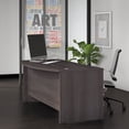thumbnail image 4 of Studio C 72W x 36D Bow Front Desk in White - Engineered Wood, 4 of 4