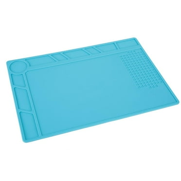 Tebru Soldering Station 500C Heat Resistant Pad Phone Watch Repair Non-slip Silicone Mat,Watch Repair Mat, Soldering Station Heat Insulation Pad