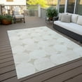 thumbnail image 6 of Addison Rugs Chantille Indoor/Outdoor Transitional Circles Beige Washable Rectangle Rug, 10' x 14', 6 of 6
