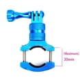 thumbnail image 2 of Inteprter Manillar Bicicleta Tija Sostenedor Del Montaje 360°Rotación Adaptador para Accesorios de cámara y óptica Azul, 2 of 3