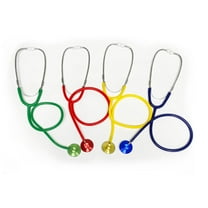 Supertek Stethoscopes, Assorted Colors, Pack of 4
