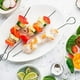 thumbnail image 2 of 20pcs Brochetas de acero inoxidable Bargadrones Bargadoras de carne Cocina Barbacovia Barbeyas Barbacoa reutilizable palitos, 2 of 5