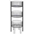 thumbnail image 7 of HUBERT® 3-Tier Dump Bin - 18" Dia x 49 12/25" H, 7 of 7