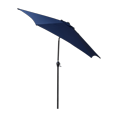 thumbnail image 6 of 9FT, Patio Hanging Umbrella ,Outdoor Market Umbrella with 1.49'' diameter steel pole and 6 steel ribs ,crank handle,sunshade, for Garden, Lawn, backyard and Deck,Navy Blue, 6 of 6