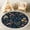 Color 1, variant on Washable Non Slip 3ft Round Rug, Rustic Forest Cabin Evergreen Trees Neutral Tones Circle Area Rugs with Tassels Carpet for Nursery Bedroom Living Room Playroom Tent rug Tent Castle