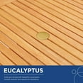 thumbnail image 6 of Orlean Outdoor Patio Eucalyptus Wood Lounge Armchair, 6 of 7