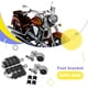 thumbnail image 2 of Motorbike Pedal trasero Ángulo Ajustable Detalleable Removible Reemplace Pedales de Motocicleta Componentes al aire libre Reemplazo para XL883 / 1200 Plata tholdsy VI002316-02, 2 of 7