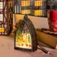 thumbnail image 4 of xihome Farol navideño porttil luminoso con luz nocturna, anillo de traccin, funciona con pilas, adorno colgante, 4 of 6