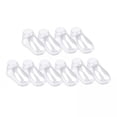 thumbnail image 1 of 5x10pcs Profesional transparente de zapatillas de bebé para calcetines para calcetines 8 cm 6 piezas, 1 of 8