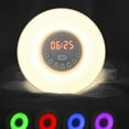 thumbnail image 4 of XIHAMA-Digital Radio Clock Sunset Sunrise Simulation Tabletop Dimmable Adjustable Colorful LED USB Powered Alarm Clocks Home Supplies, 4 of 7