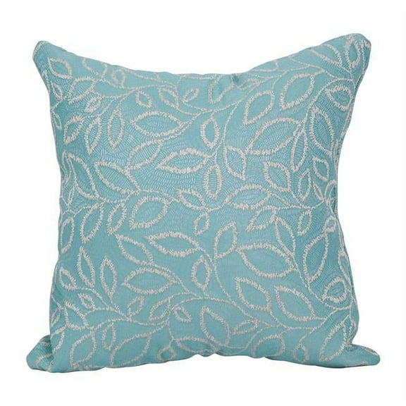 Blazing Needles 9910-S1-ID-092 17 in. Jacquard Throw Pillows with Inserts, Florian Caribb