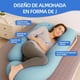thumbnail image 3 of Almohada de Embarazo con Funda de Enfriamiento Almohada de Maternidad en Forma de J Almohada Lateral de Cuerpo Completo para Espalda, piernas y Vientre, cómoda Funda de enfriamiento, 3 of 9