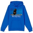 thumbnail image 5 of Beetlejuice Sandworm Monster Logo Long Sleeve Royal Blue Men's Hooded Sweatshirt-Large, 5 of 7