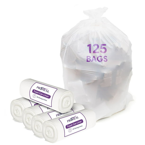 ProHeal 33 Gallon Industrial Trash Bags, 17 Microns ExtraThick High