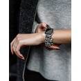 thumbnail image 3 of TOYOUTHS 3 Packs Compatible with Apple Watch Band Scrunchies 41mm 40mm 38mm Fabric Wristband Women Elastic Scrunchy Bands IWatch Series SE 8 7 6 5 4 3 2 1, 3 of 6