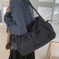 thumbnail image 2 of gcong Stylish Plaid Shoulder Bag Large Capacity Textured Crossbody Purse For Autumn Winter Daily Fashion Tote, 2 of 4