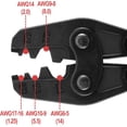 thumbnail image 5 of Herramienta de crimpado de terminales con trinquete HS-16. Para usar con terminales sin aislamiento de 1,5 a 16 mm² (15 a 5 AWG)., 5 of 5