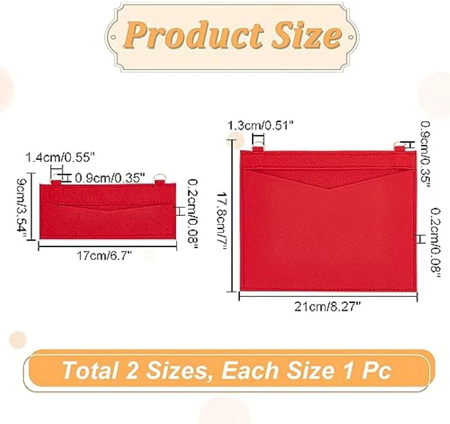 Organizer insert of wallet conversion kit-Emily wallet for LV Sarah bag,  inner bag, 3015-red : Clothing, Shoes & Jewelry 