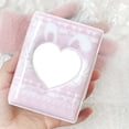 thumbnail image 4 of vlrwzc Mini Photocard Binder, Heart Hollow Portable Photos Card Book, Cute Pink Angel Bunny Style Card Holder Collectible Album for Fans, 4 of 7