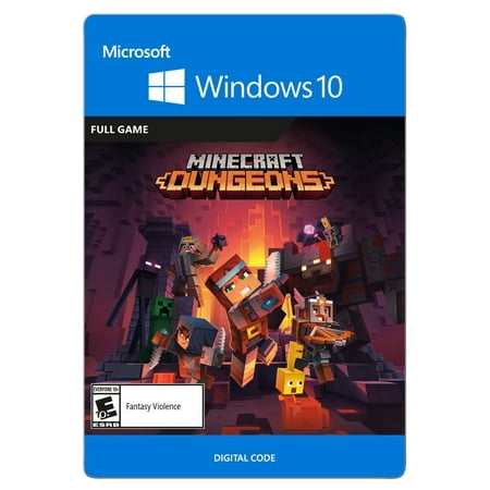 Minecraft Dungeons, Microsoft, Windows 10 [Digital (Best Games For Windows 10)