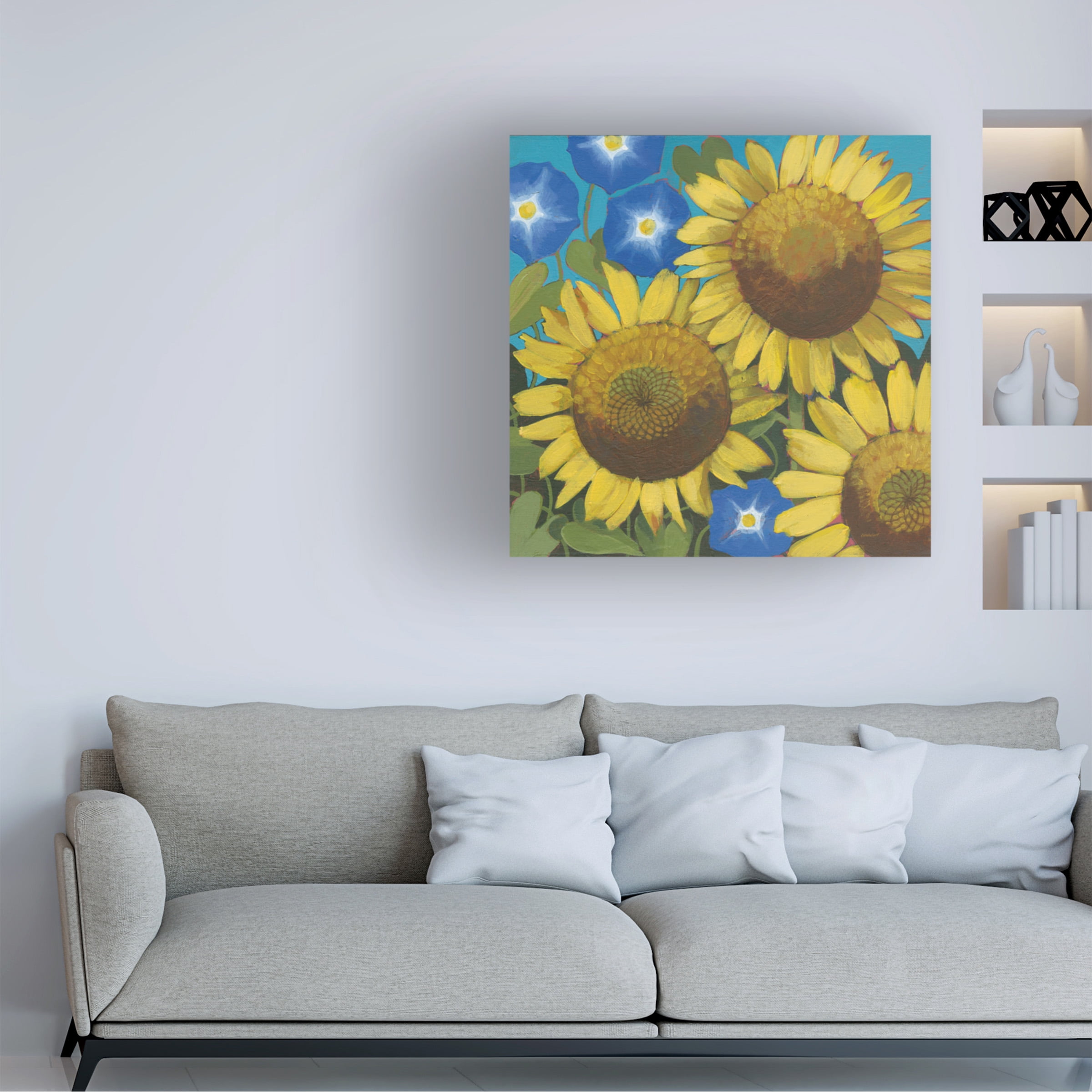 Kathrine Lovell 'Sunflower Time' Canvas Art