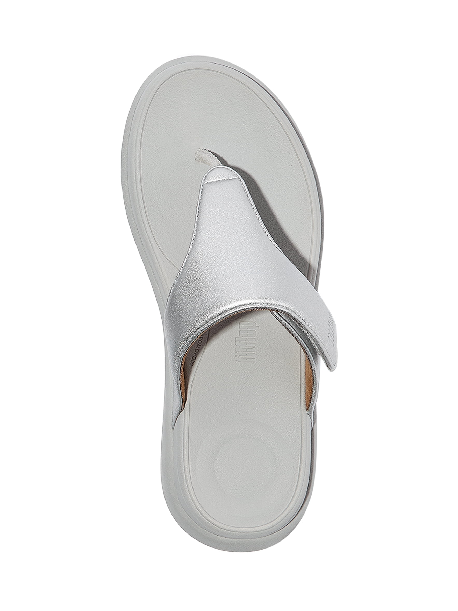Fitflop Women's F-Mode Go Adjustable Flatform Toe-Post Sandals