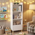 thumbnail image 2 of Homy Casa Kids Bookshelf Bookcase with Storage Bin, Montessori Toy & Book Organizer for Nursery, 2 of 7