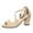 Khaki, variant on Women's 2026 New Low Block Heel Sandals Strappy Open Toe Dress Heels Cute Ankle Strap Wedding Party Prom Summer Comfortable Heeled Shoes Pink 8.5 Wide