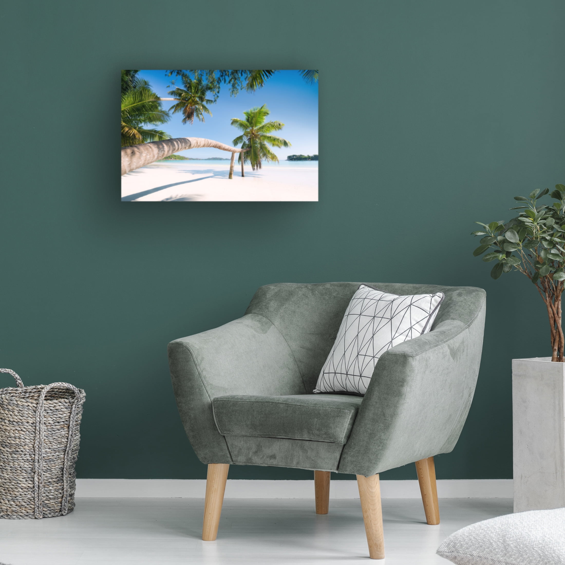 Trademark Fine Art Stefan Hefele Tropical Palm Canvas Wall Art