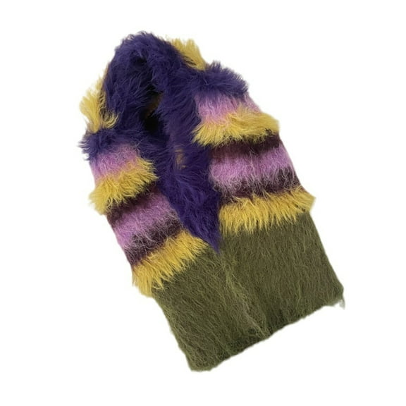 lanema Knitted Balaclavas Hat Windproof Winter Cap Pullover Neck Cover Hat Female Favor